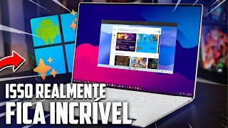 TCHAU EMULADORES ANDROID Como instalar o Android no Windows sem WSA da Microsoft [upl. by Eillat]