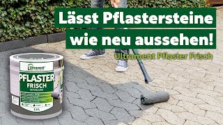 Lässt Pflastersteine wie neu aussehen  Ultrament Pflaster Frisch [upl. by Jaan]