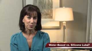 Dr Streicher Sexual Health Q and As WaterBased Lubes vs Silicone Lubes [upl. by Nahsed]