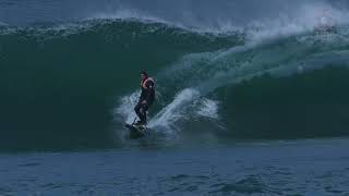 Buzzed by a motorised surfboard at Shark Island [upl. by Maleen]