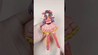 최애의 아이 호시노 아이 마카롱Mother and Children Ai Hoshino macaron art shorts anime [upl. by Salguod]