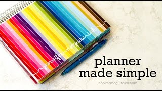 Simple Planner Organization  Erin Condren [upl. by Chaddie]