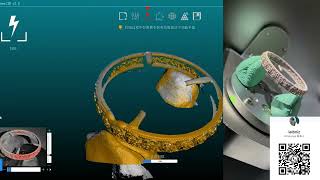 Bracelet 3D scanning with JS500 jewelry 3D scanner [upl. by Dru]