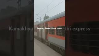 Kamakhya Bhagat ki kothi express at 160km per hour [upl. by Oibaf]