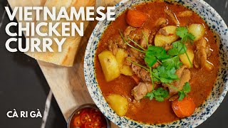 Vietnamese Chicken Curry Recipe  CÀ RI GÀ  Helens Recipes [upl. by Ozkum17]