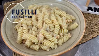 Fusilli con Salmón Monasterio Santo Espíritu Gilet Valencia [upl. by Nrojb]