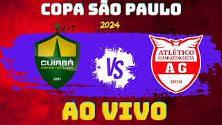 CUIABÁ X GUARATINGUETÁ  AO VIVO  COPINHA 2024 COPA SÃO PAULO [upl. by Isidora]