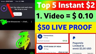 PayPal Earning App Paypal Earning Apps Today  Watch Video Earn Paypal Money  Make Money Online [upl. by Benkley711]