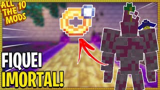 AGORA SOU IMORTAL SEM ARMADURA E SEM POÇÕES  ATM 10 Minecraft Modpack 27 [upl. by Nofpets168]