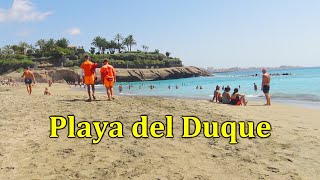 COSTA ADEJE TENERIFE PLAYA DEL DUQUE BEACH WALK [upl. by Colson]