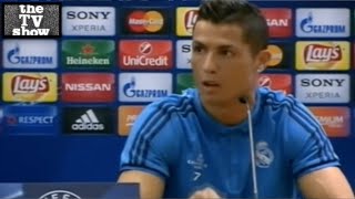 Cristiano Ronaldo Enfadado 2016 quotNo necesitamos abracitos y besitos pquot [upl. by Anela]