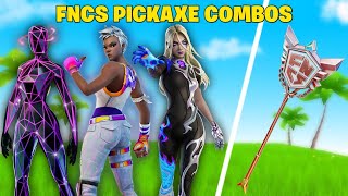 The Best TRYHARD FNCS Pickaxe Combos in Fortnite Axe of Champions 20 [upl. by Enivid]