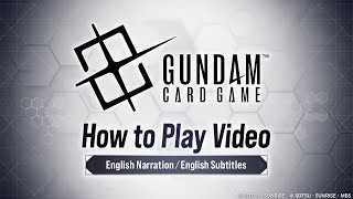 【GCG】『GUNDAM CARD GAME』How to play and rules [upl. by Nodla968]