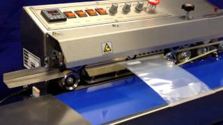 Sealer Sales HLM810 Horizontal Dry Ink Coding Band Sealer [upl. by Felicdad]