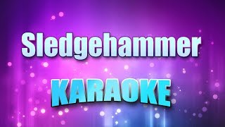 Gabriel Peter  Sledgehammer Karaoke amp Lyrics [upl. by Ivett]