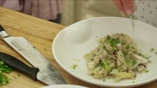 Risotto met asperges venkel en tong  De Keuken van Sofie  VTM Koken [upl. by Llehcram]