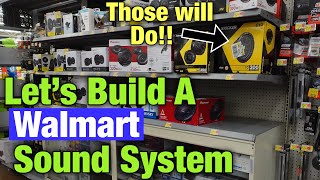 Let’s BUILD LOUD WALMART SOUND SYSTEM using KICKER SUBWOOFERS [upl. by Martz]