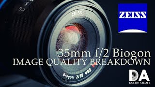 Zeiss Loxia 35mm F2 IQ Breakdown  4K [upl. by Vyner]