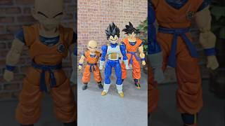 Vegeta con goku y krilin ¡Final inesperado¡ goku vegeta krillin shfiguarts dragonball dbz dbs [upl. by Sherline159]