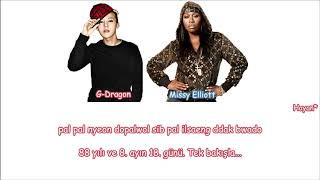 GDragon  Niliria feat Missy Elliott Turkish SubTürkçe Altyazılı Color Coded [upl. by Batruk]