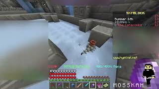 Guide ice path puzzle room  Hypixels skyblock dungeons Minecraft [upl. by Marje]