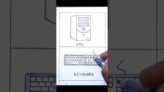 CPU and keyboard drawing [upl. by Abita]