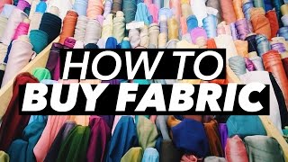 How to Buy Fabric Terminology amp Shopping Tips  WITHWENDY [upl. by Llyrpa513]