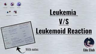 Leukemoid Reaction vs CML Leukemia  Systemic Pathology [upl. by Mossolb]