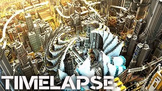 Minecraft Timelapse  Complexcity  The ultimate futuristic City [upl. by Zelde996]