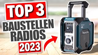 Die besten BAUSTELLENRADIOS 2024  Top 3 Baustellenradios  Bosch Makita TechniSat [upl. by Nomead72]