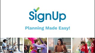 Planning Made Easy  SignUps Simplified by SignUpcom [upl. by Niret]