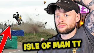 ISLE OF MAN TT CRASHES REACTION [upl. by Theodor]