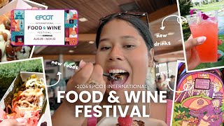 EPCOT Food amp Wine Festival 2024 Review Trying the NEW foods amp Checking out the NEW Merch [upl. by Engle]