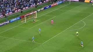 Caley TallonHenniker goal for Sydney FC vs Western Sydney Wanderers Sydney derby 2 March 2024 [upl. by Norita459]