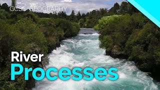 River Processes  Erosion Transportation amp Deposition  AQA GCSE 91 Geography [upl. by Kurzawa286]