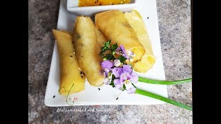 VEGAN STICKY RICE AND MANGO EGGROLLS Asian inspired  BONUS RECIPE  Connies RAWsome kitchen [upl. by Dart]