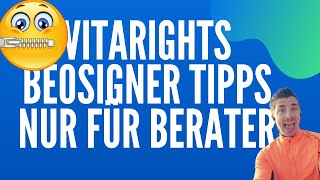 Vitarights Beosigner Erfahrungen für Berater Wirkung Anwendung Bewertungen Test Kosten [upl. by Egres]