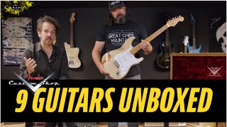 9 Custom Shop Fenders Unboxed [upl. by Ainuj]