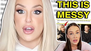 TANA MONGEAU FANS ARE UPSET brooke birthday drama [upl. by Body299]