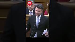 Rufián se mofa del PP 🤣🤣🤣🤣 [upl. by Aneloj]