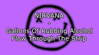 NIRVANA  Gallons Of Rubbing Alcohol Flow Through The Strip No Lyrics  not really  Video [upl. by Cesya373]