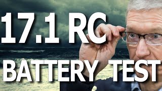 iOS 171 RC Battery Life  Battery Drain  Battery Performance Test and Speed Test [upl. by Haeluj]