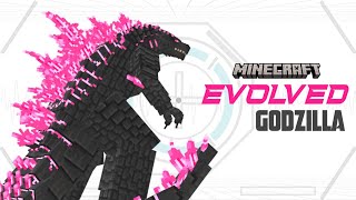 EVOLVED GODZILLA  Minecraft Godzilla ModAddon 121 [upl. by Ahsinid]