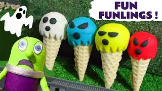 Funny Funlings fun Ice Cream Stories with Funlings Toys [upl. by Jessy27]