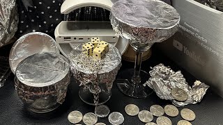 ODDASMR ALUMINUM FOIL CREATIVE DIY MONEY JAR PIGGY BANK COINSREYNOLDS diy oddlysatisfying foil [upl. by Nudd]