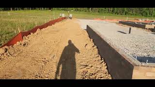 construction backfilled foundation [upl. by Eneloc]