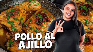 Cómo hacer Pollo al Ajillo  recetas Fáciles [upl. by Glorianna668]