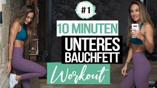 ▶︎ Unteres Bauchfett verlieren ◀︎  10 Min Ready for Summer Workout  4x10 [upl. by Varden]