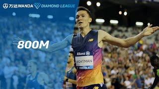 Jake Wightman breaks his PB in Brussels 800m  Wanda Diamond League 2022 [upl. by Four459]