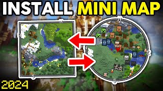 How to Install a Minecraft Minimap Mod in 2024 Xaeros Minimap [upl. by Stiruc]